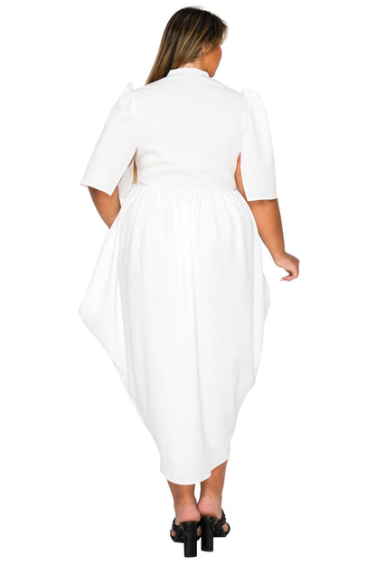 Aesira Tulip Hem Pocket Dress